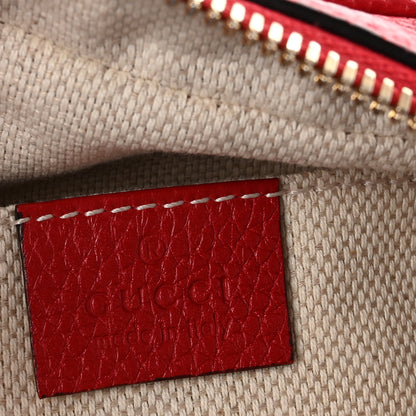 Gucci Pebbled Calfskin Small Soho Disco Bag Vibrant Red 6 of 11