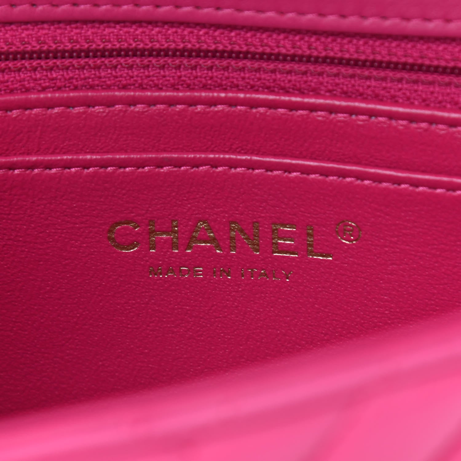 Chanel Lambskin Chevron Quilted Small Single Flap Pink 6 of 9