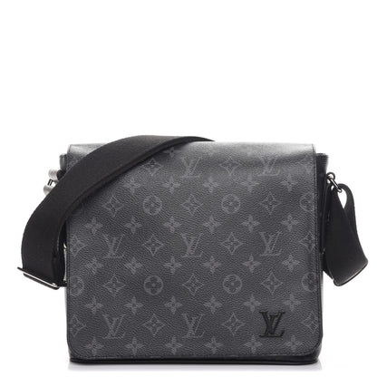 Louis Vuitton Monogram Eclipse District PM Black 1 of 7