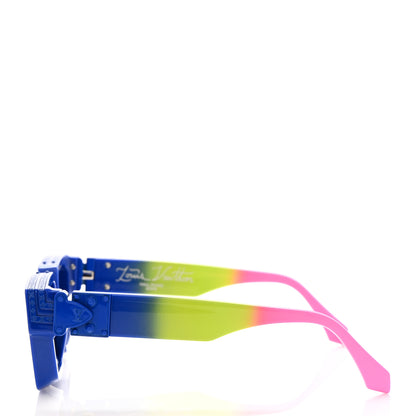 Louis Vuitton Acetate 1.1 Millionaires Z1646E Sunglasses Blue Multicolor 3 of 7