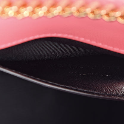 Saint Laurent Grain De Poudre Medium Classic Monogram Kate Satchel Rose Clair 7 of 10