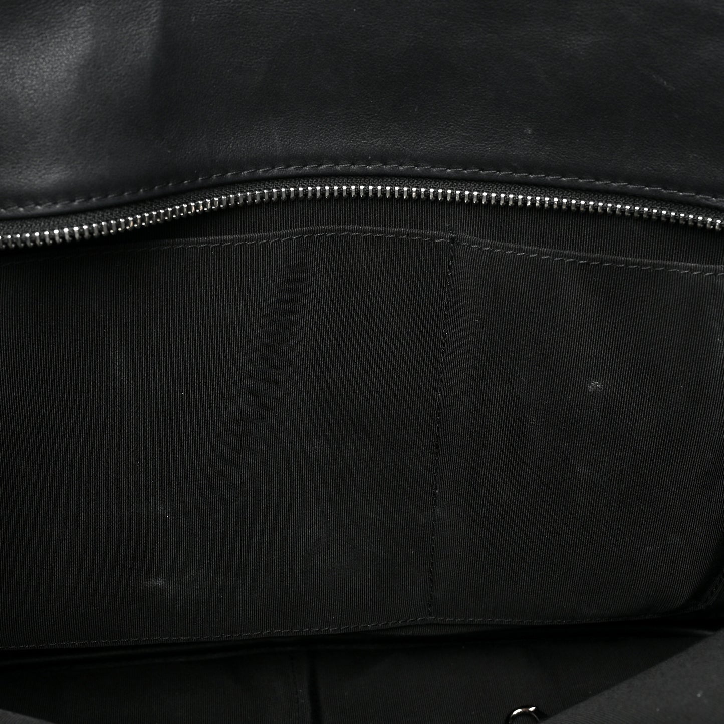 Calfskin Quilted Ultra Pocket Shopping Tote Black