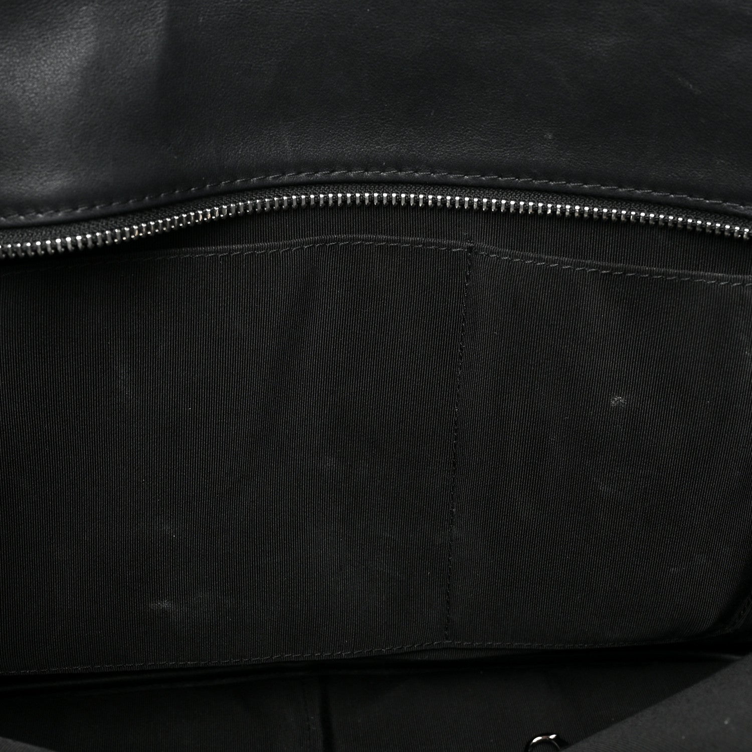 Chanel Calfskin Quilted Ultra Pocket Shopping Tote Black 12 of 16