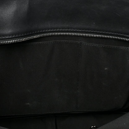 Chanel Calfskin Quilted Ultra Pocket Shopping Tote Black 12 of 16