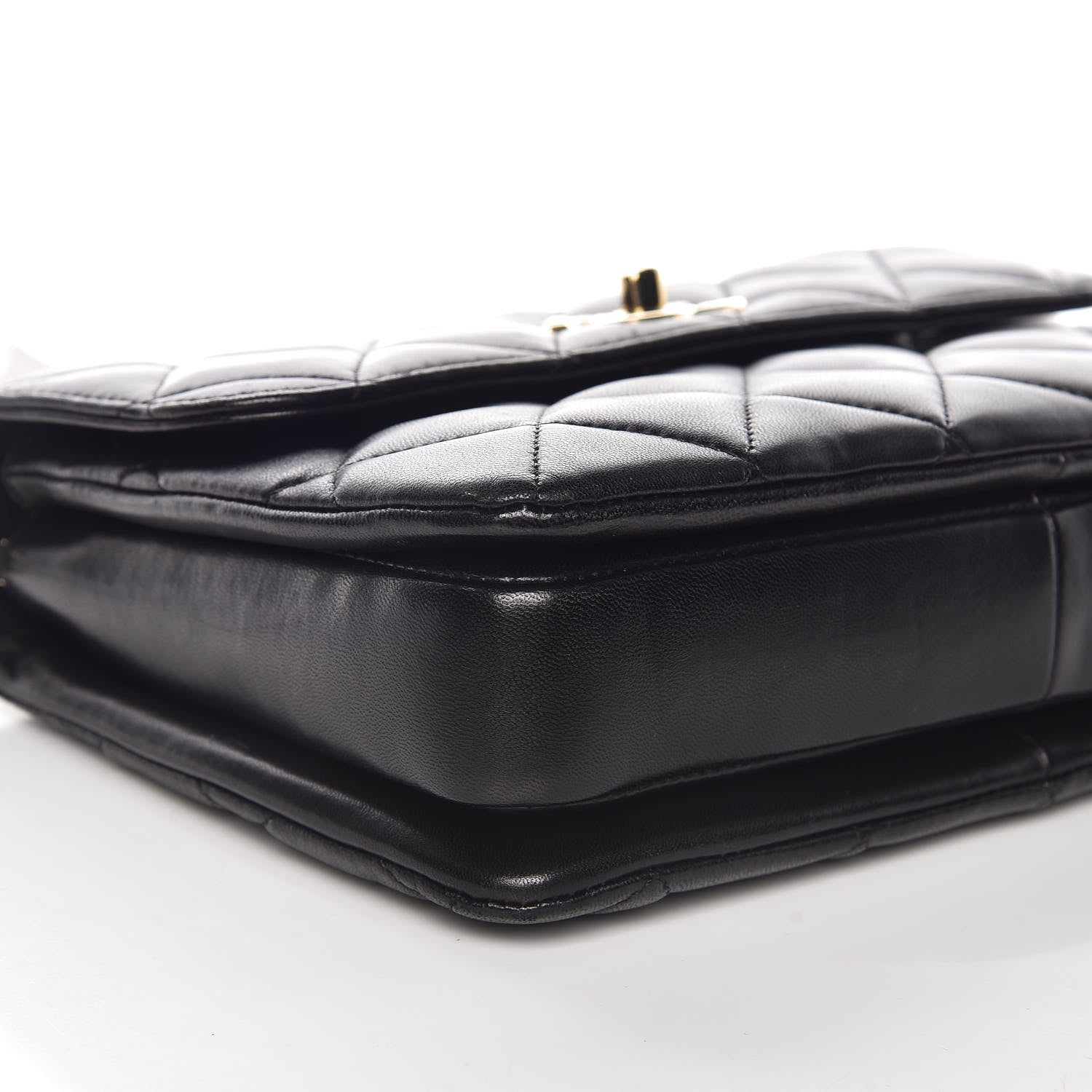 Chanel Lambskin Quilted Small Trendy CC Dual Handle Flap Bag Black 5 of 10