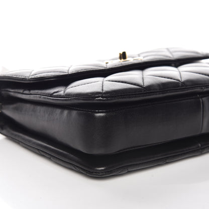 Chanel Lambskin Quilted Small Trendy CC Dual Handle Flap Bag Black 5 of 10