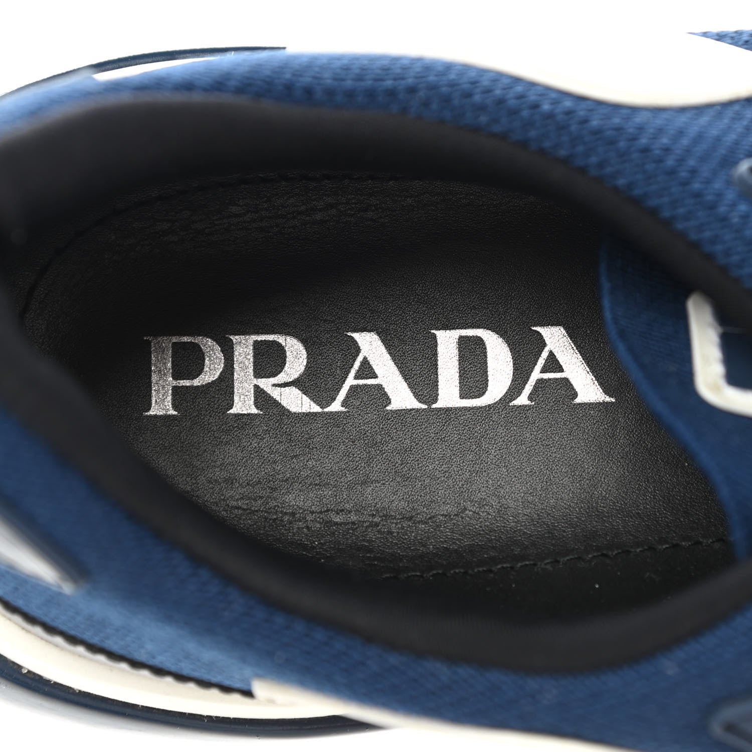 Prada Sport Knit Fabric Mens Cloudbust Sneakers 10.5 Baltico 7 of 7