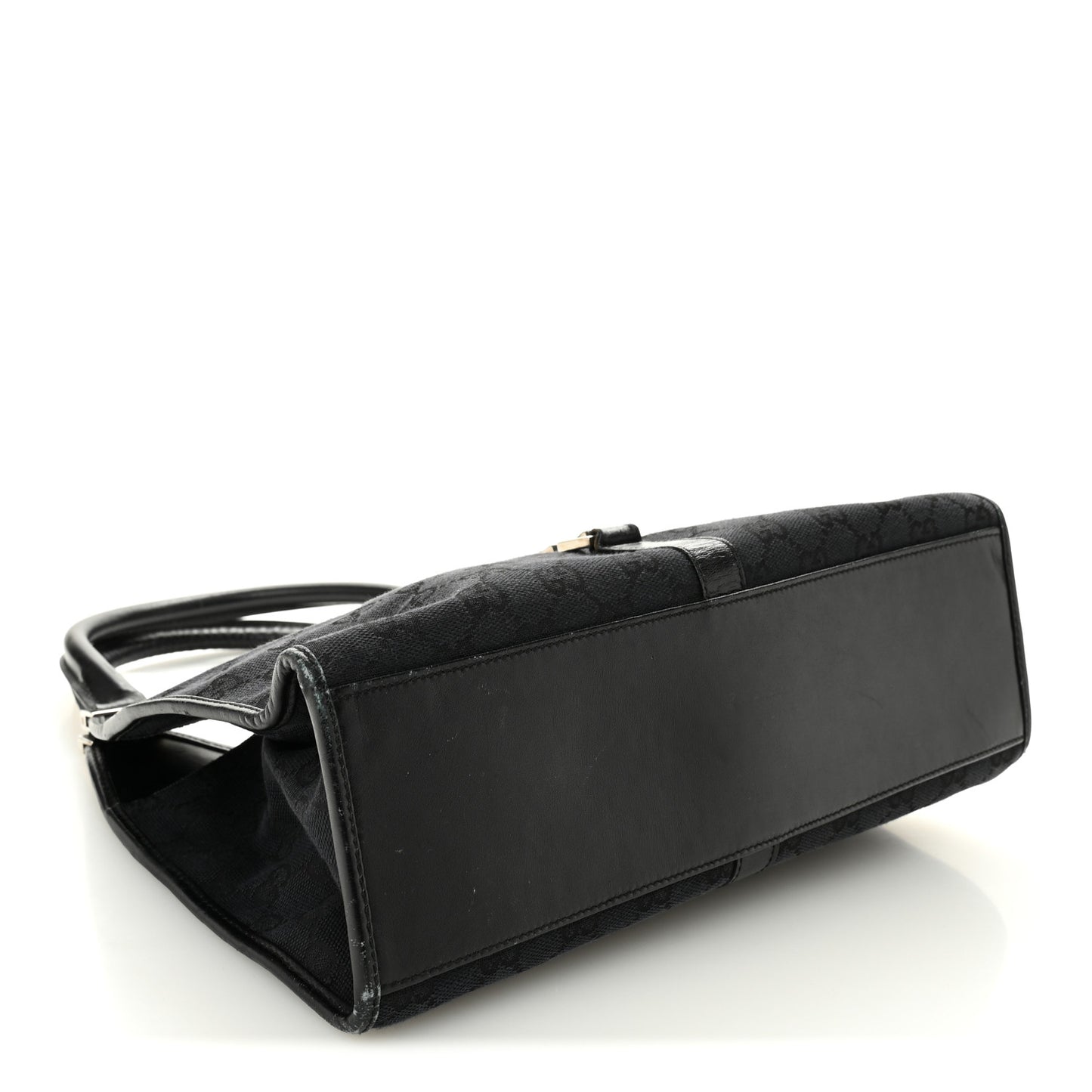 Monogram Bardot Shoulder Bag Black