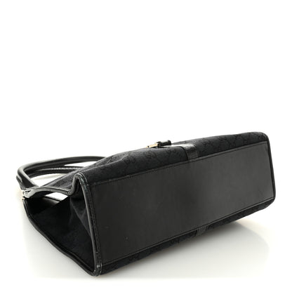 Gucci Monogram Bardot Shoulder Bag Black 4 of 13