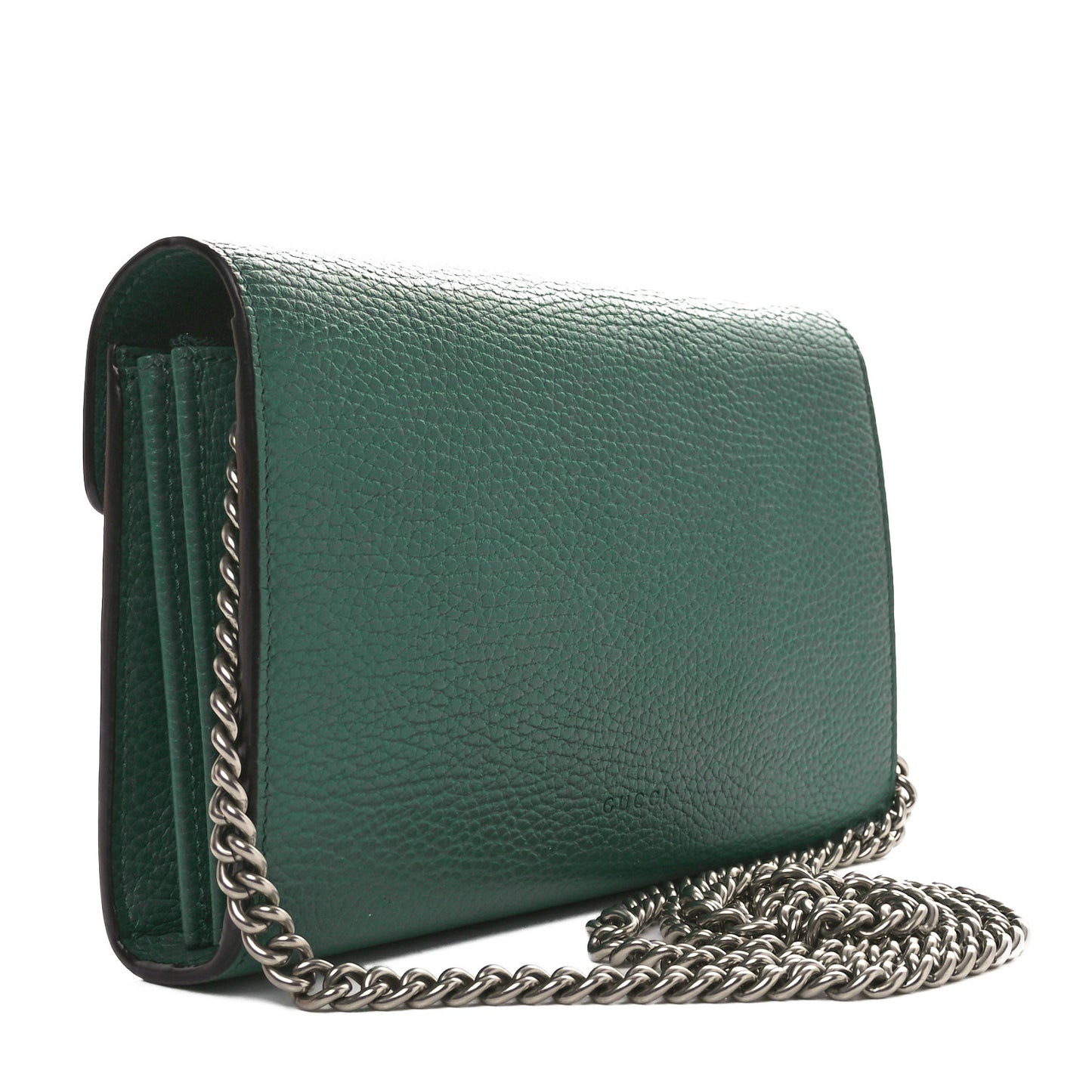 Calfskin Mini Dionysus Chain Wallet Emerald