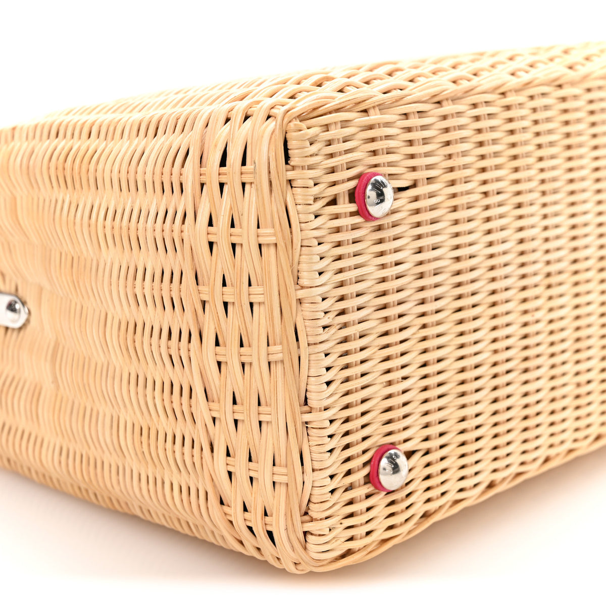 Louis Vuitton Rattan Calfskin Capucines BB Pink 8 of 10