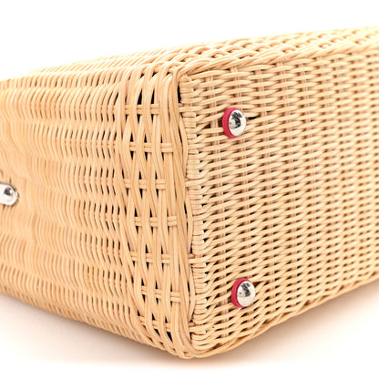 Louis Vuitton Rattan Calfskin Capucines BB Pink 8 of 10