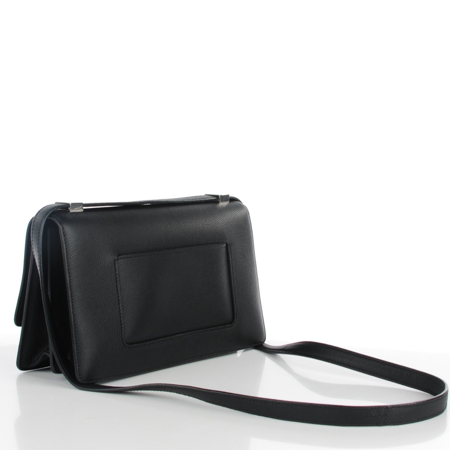Celine Grained Calfskin Small Case Bag Black 3 of 7