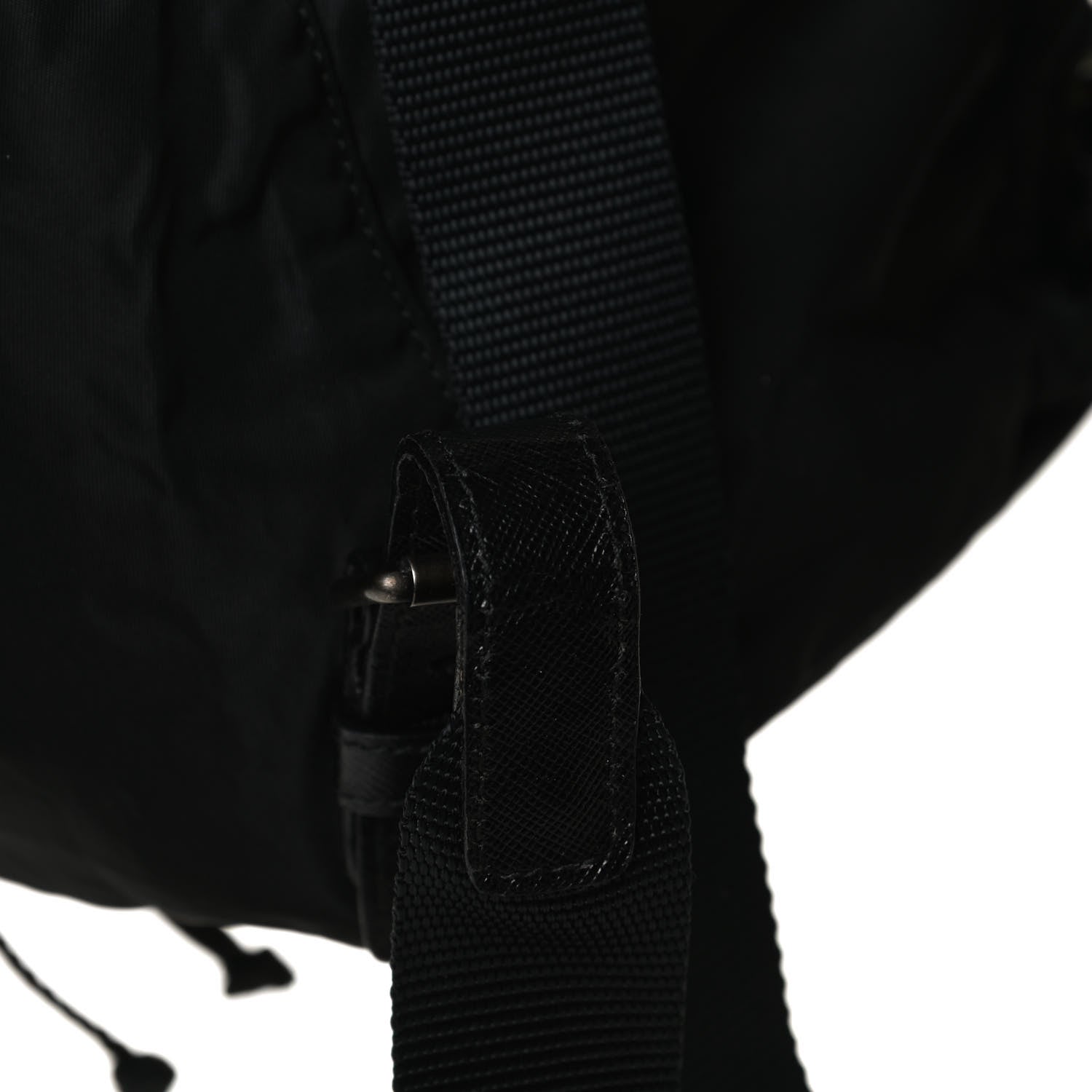 Prada Nylon Vela Mini Cinch Backpack Black 13 of 15
