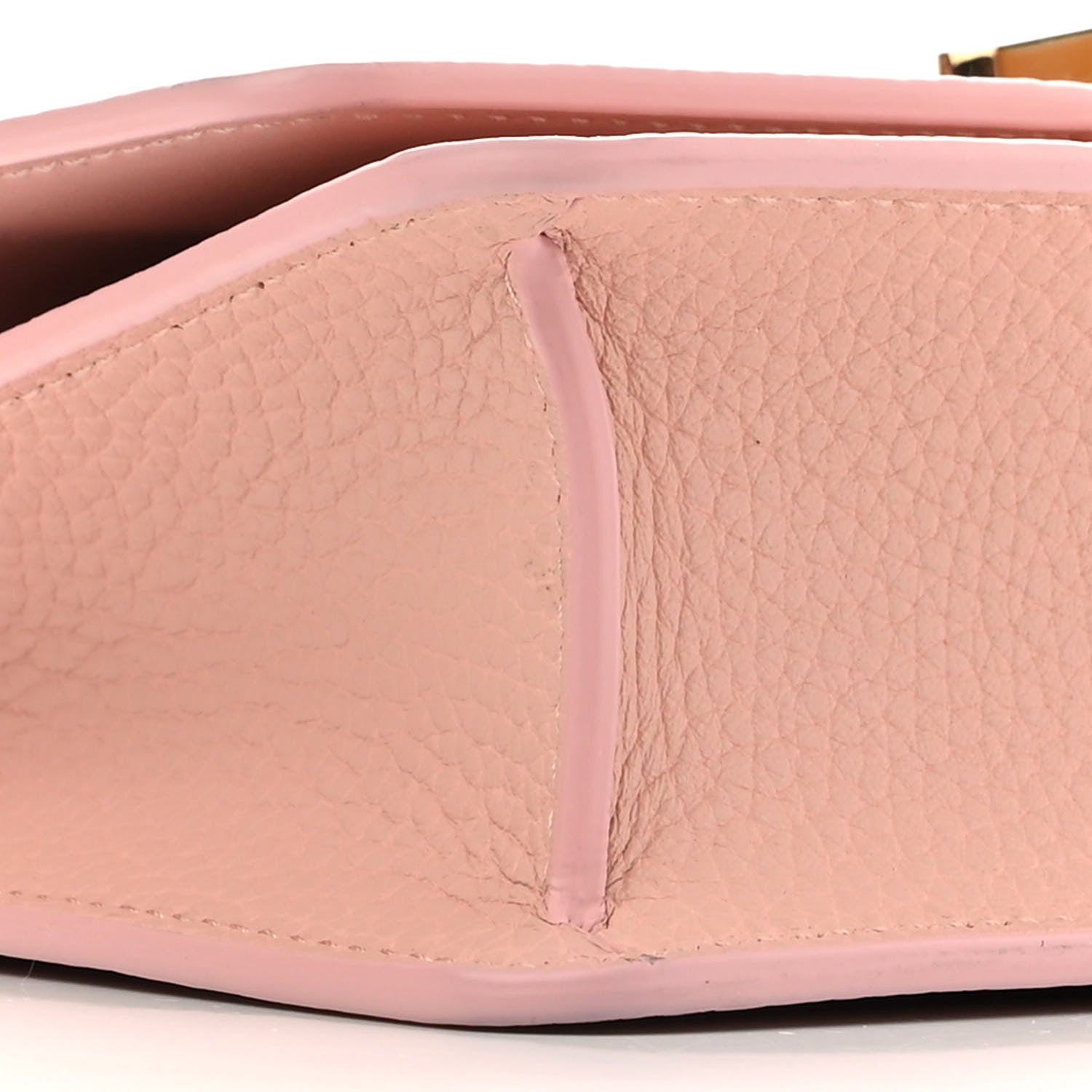 Burberry Grained Calfskin Mini TB Elongated Bag Dusty Pink 8 of 15
