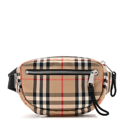 Burberry Nylon Vintage Check Small Cannon Bum Bag Archive Beige 1 of 10