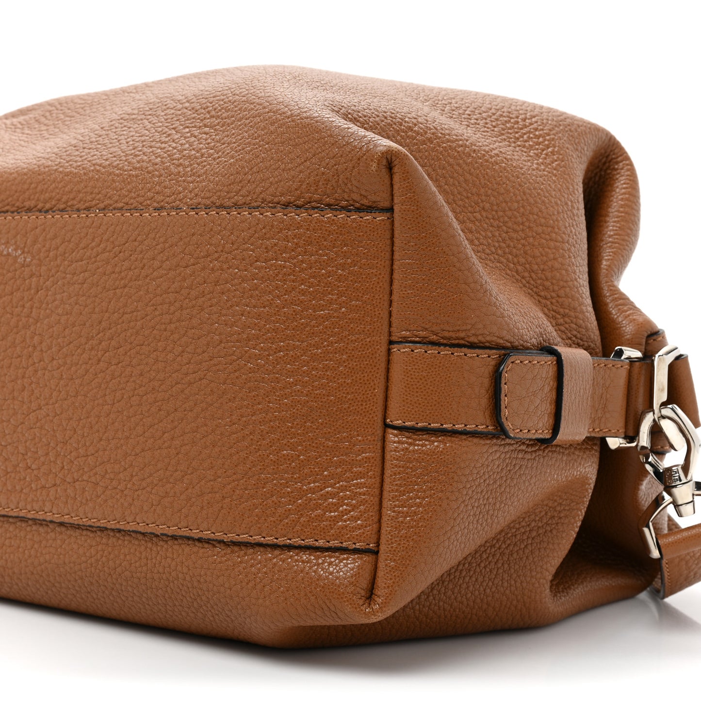 Waxy Grained Calfskin Medium Nightingale Brown