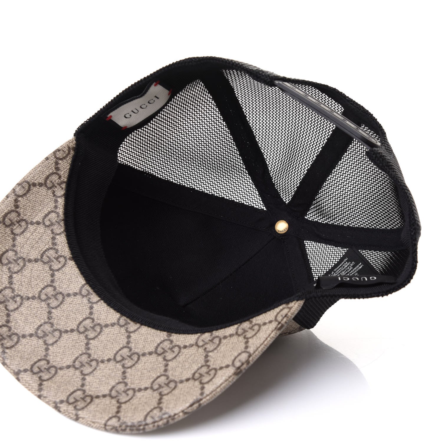 Gucci GG Supreme Monogram Baseball Hat M Beige 5 of 11