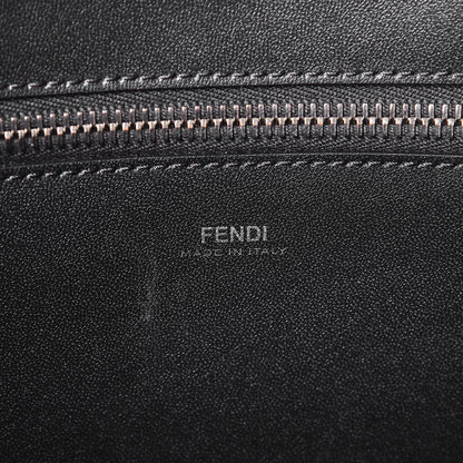 Fendi Vitello Ginevra Elaphe Monster Eyes Shopping Tote Black Naturale 6 of 12