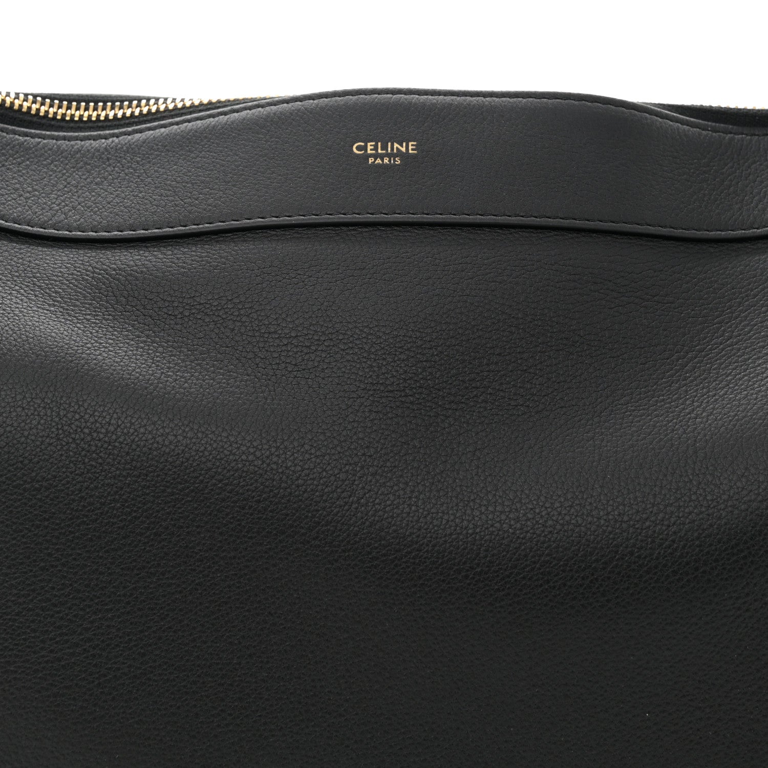 Celine Supple Calfskin Large Romy Shoulder Bag Black 9 of 13
