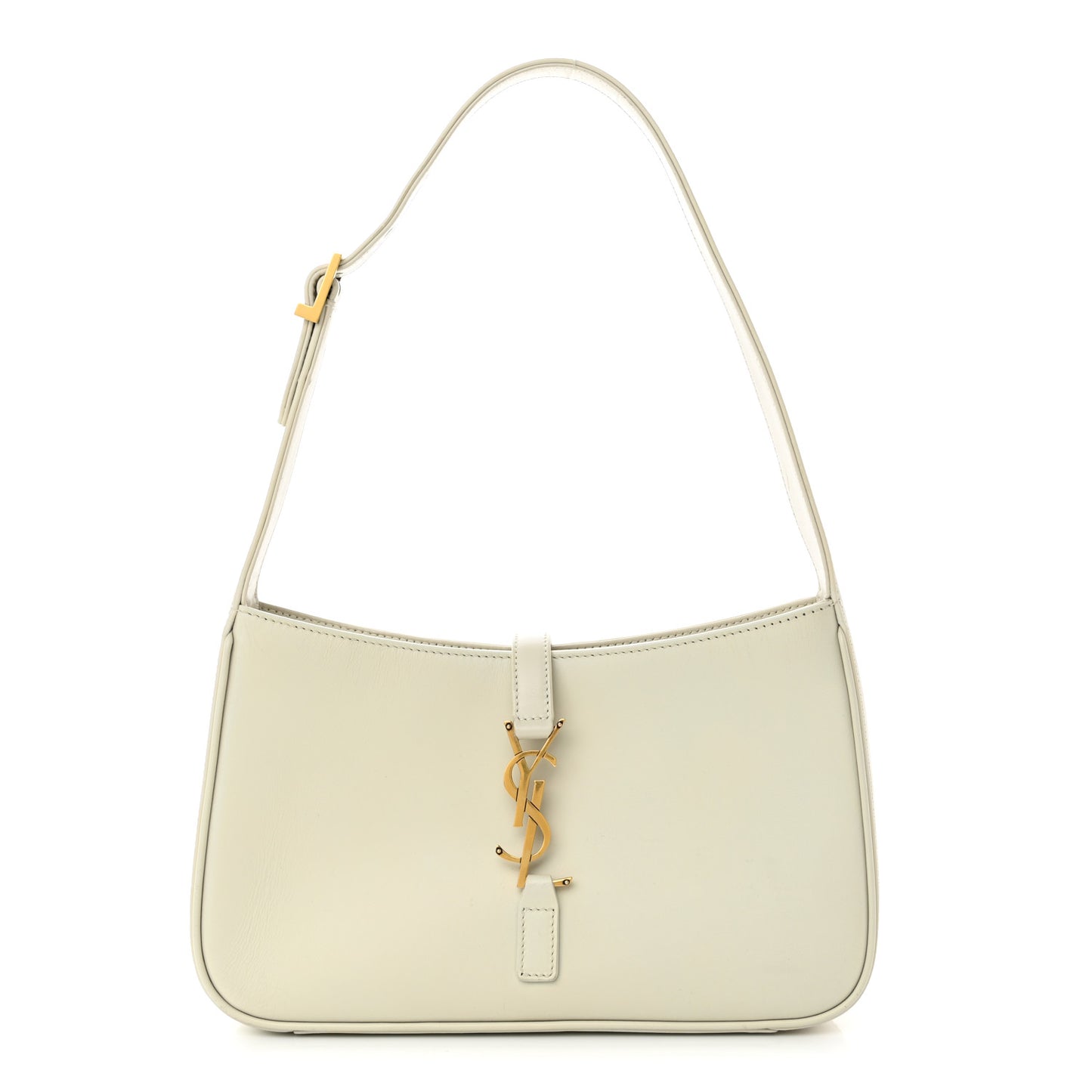 Smooth Calfskin Le 5 A 7 Hobo Blanc Vintage