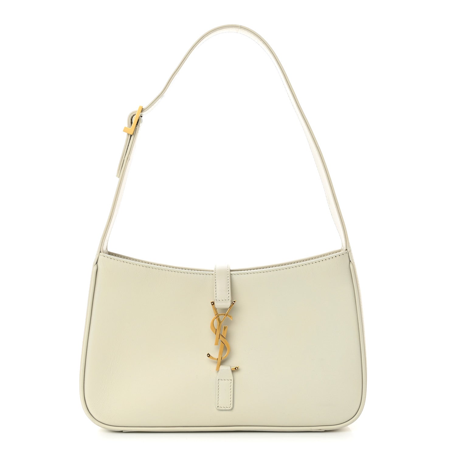 Saint Laurent Smooth Calfskin Le 5 A 7 Hobo Blanc Vintage 1 of 13