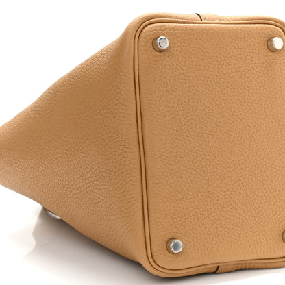 Hermes Taurillon Clemence Picotin Lock 18 PM Biscuit 9 of 11