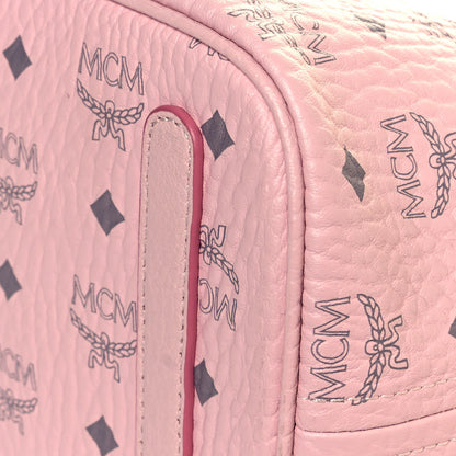 MCM Visetos Medium Liz Reversible Shopper Tote Powder Pink 11 of 21