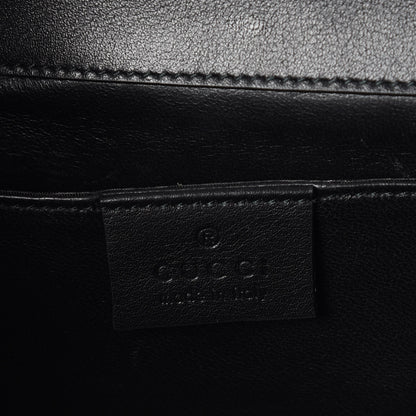 Gucci Satin Crystal GG Sparkling Clutch Black 6 of 8