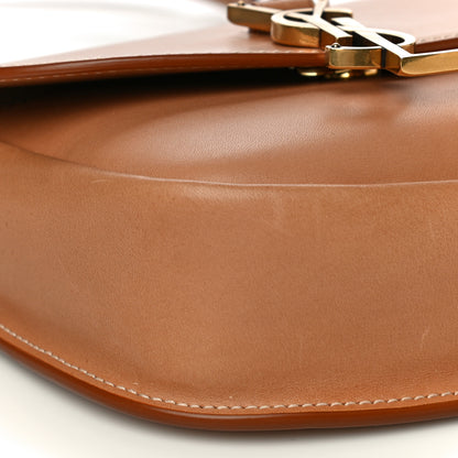 Saint Laurent Smooth Vintage Calfskin Small Kaia Satchel Brown Gold 7 of 12