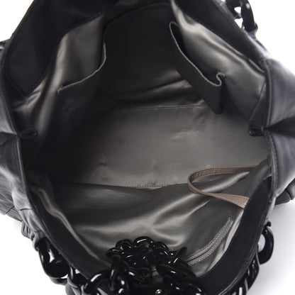 Chanel Calfskin Modern Chain Rhodoid East West Tote Black 7 of 10