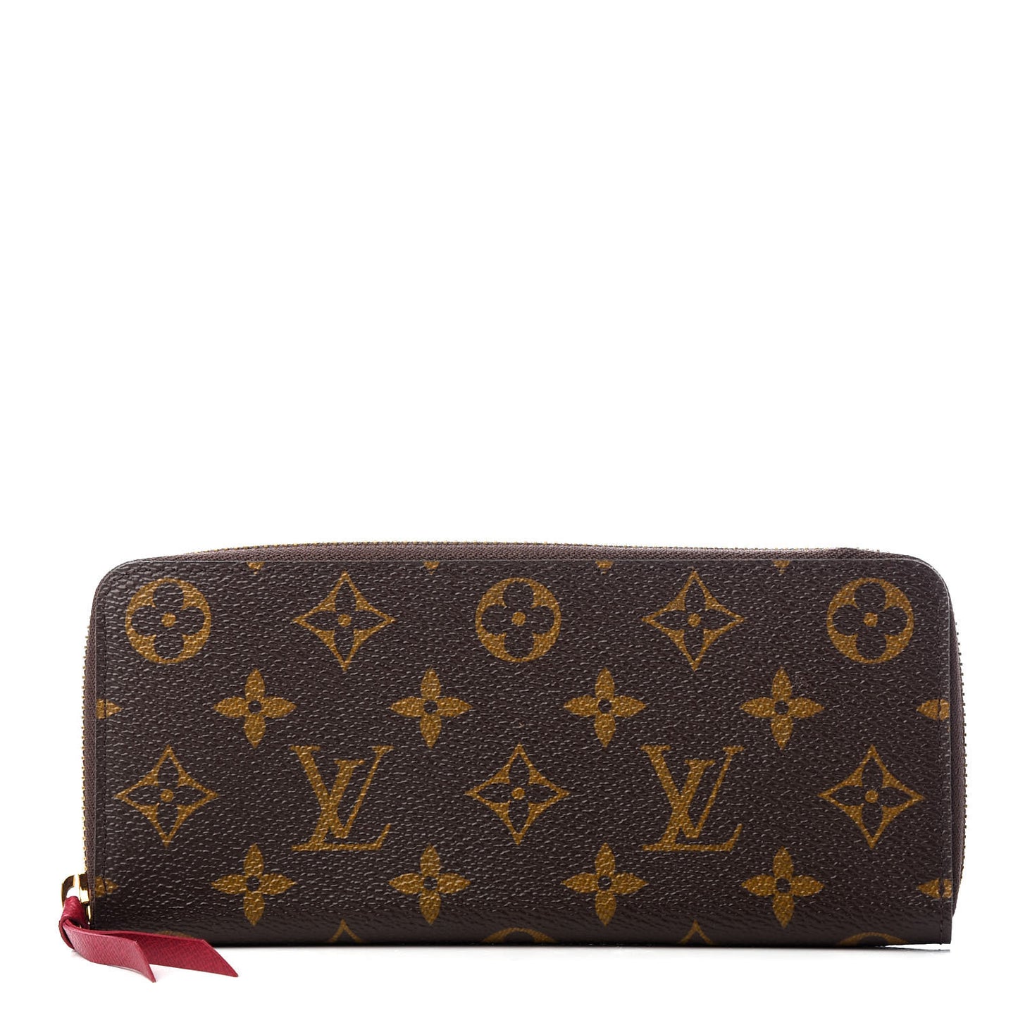Monogram Clemence Wallet Fuchsia