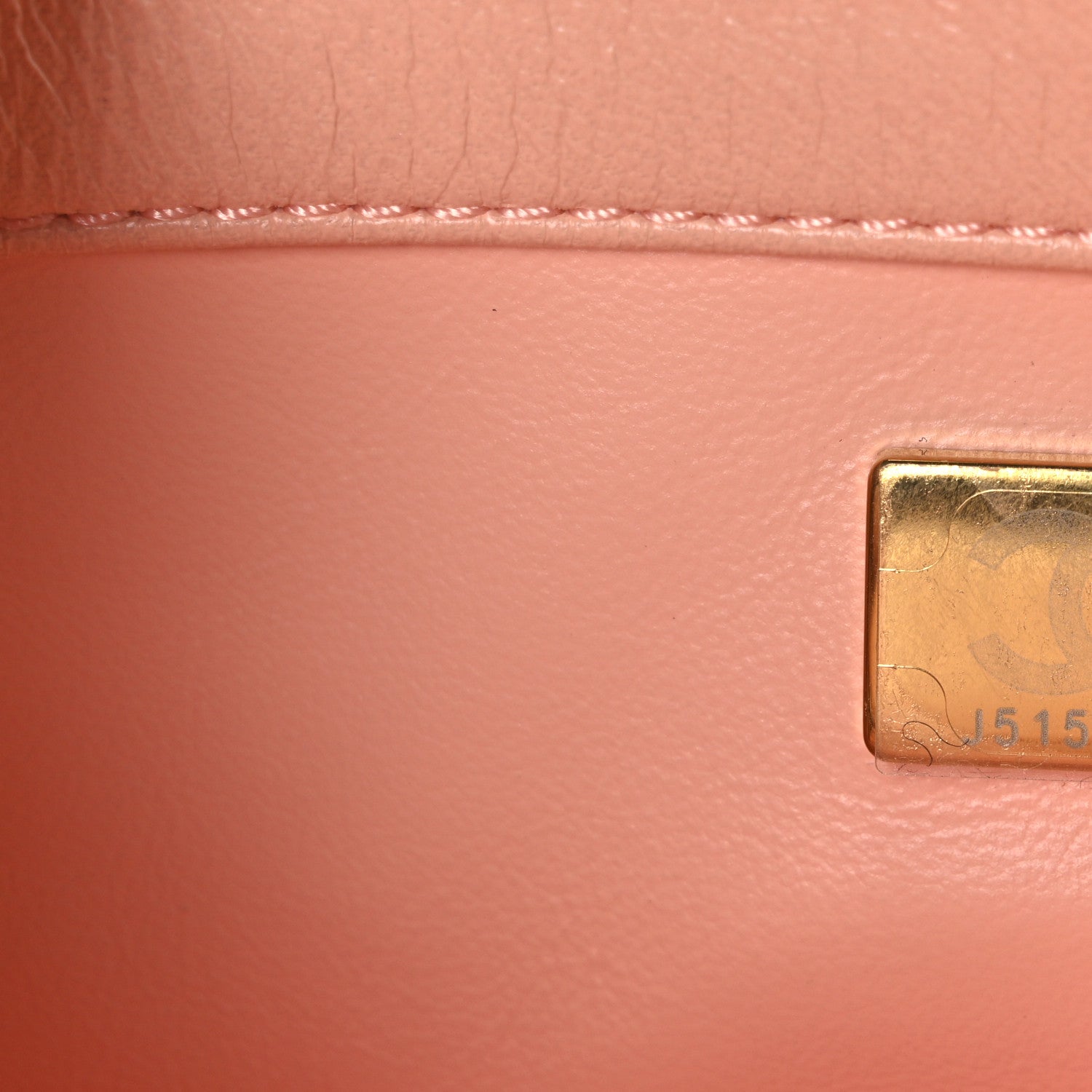 Chanel Lambskin Quilted Mini Pearl Crush Flap Light Orange 7 of 10