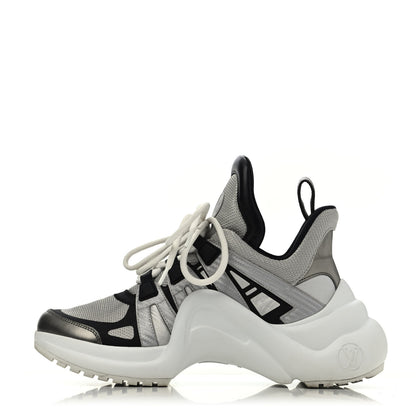 Louis Vuitton Calfskin Technical Nylon LV Archlight Sneaker 36.5 White 1 of 4