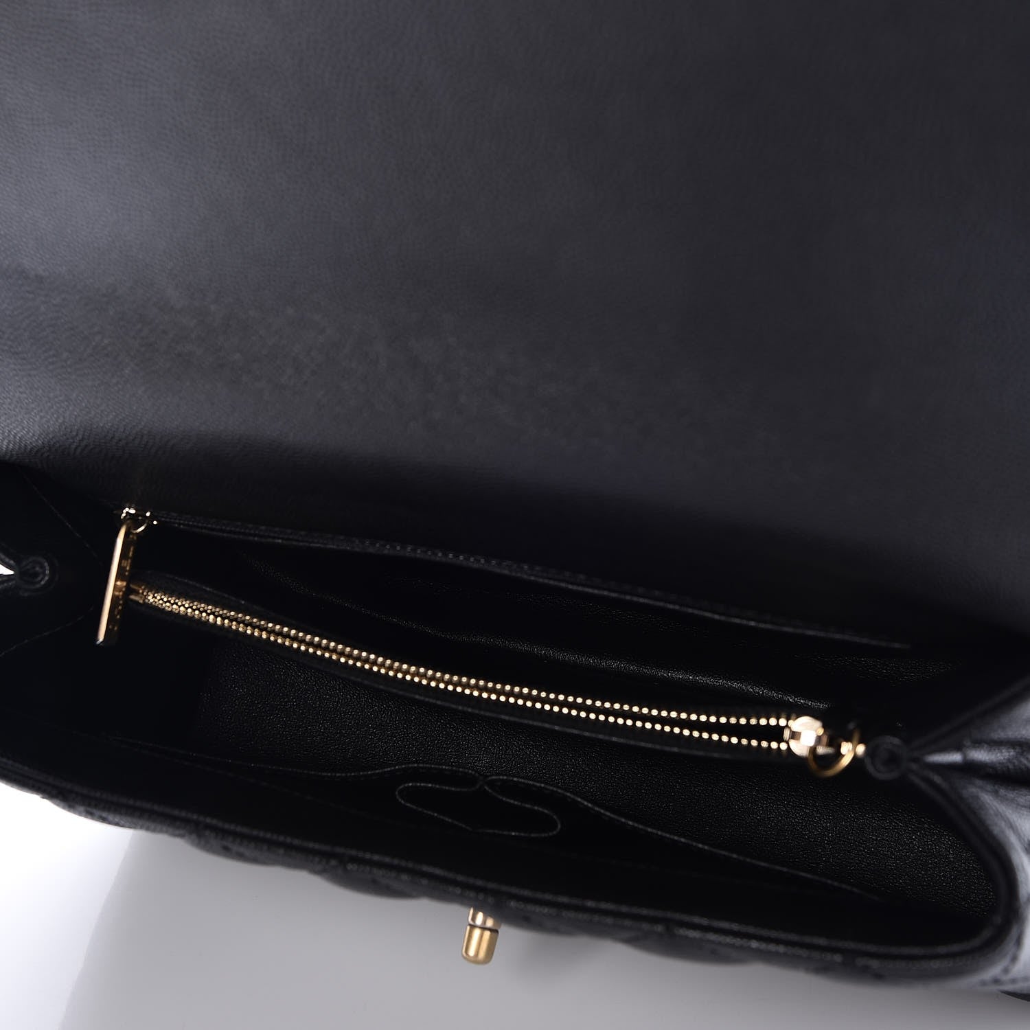 Chanel Caviar Lizard Quilted Small Coco Handle Flap Black 5 of 8