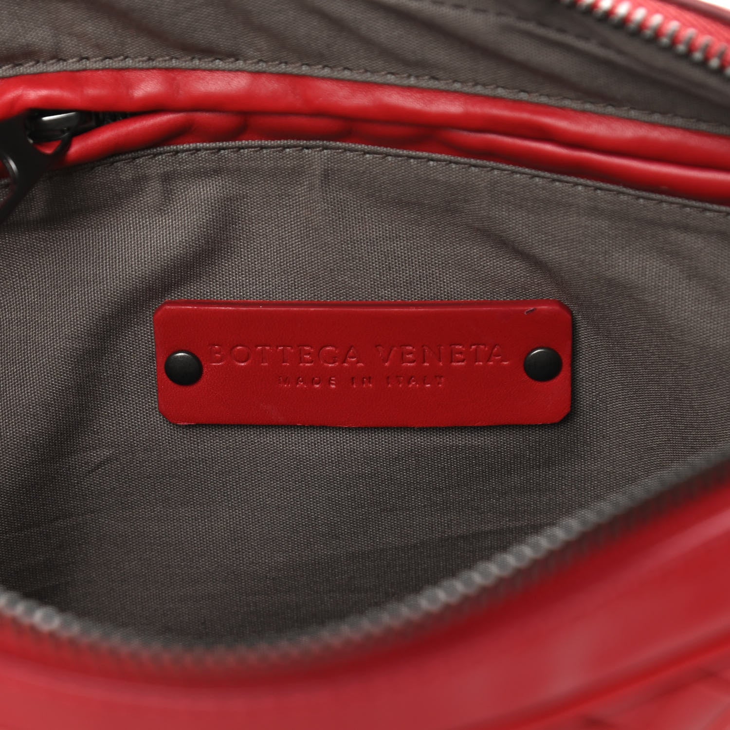 Bottega Veneta Nappa Intrecciato Document Case China Red 6 of 10