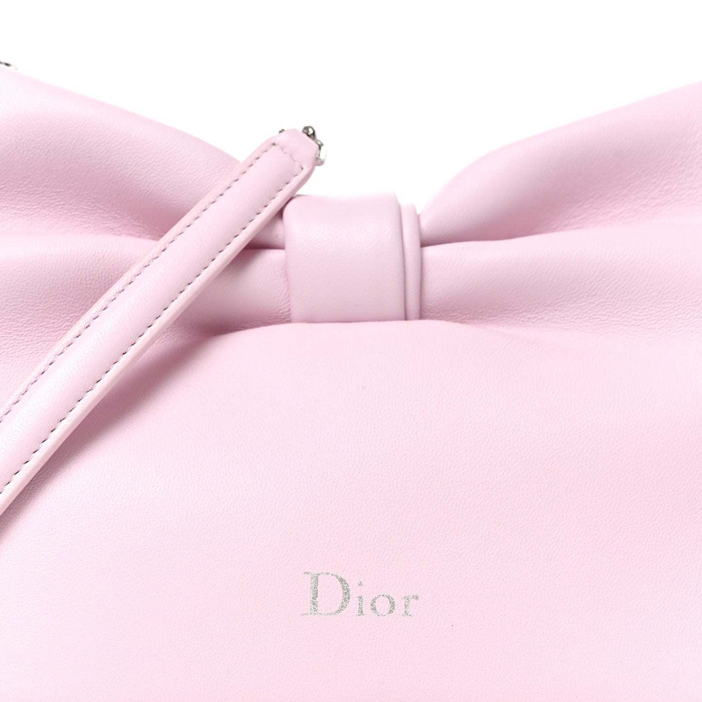 Lambskin Small Bow Bag Rose Songe