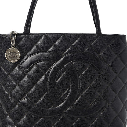 Chanel Caviar Quilted Medallion Tote Black 11 of 11