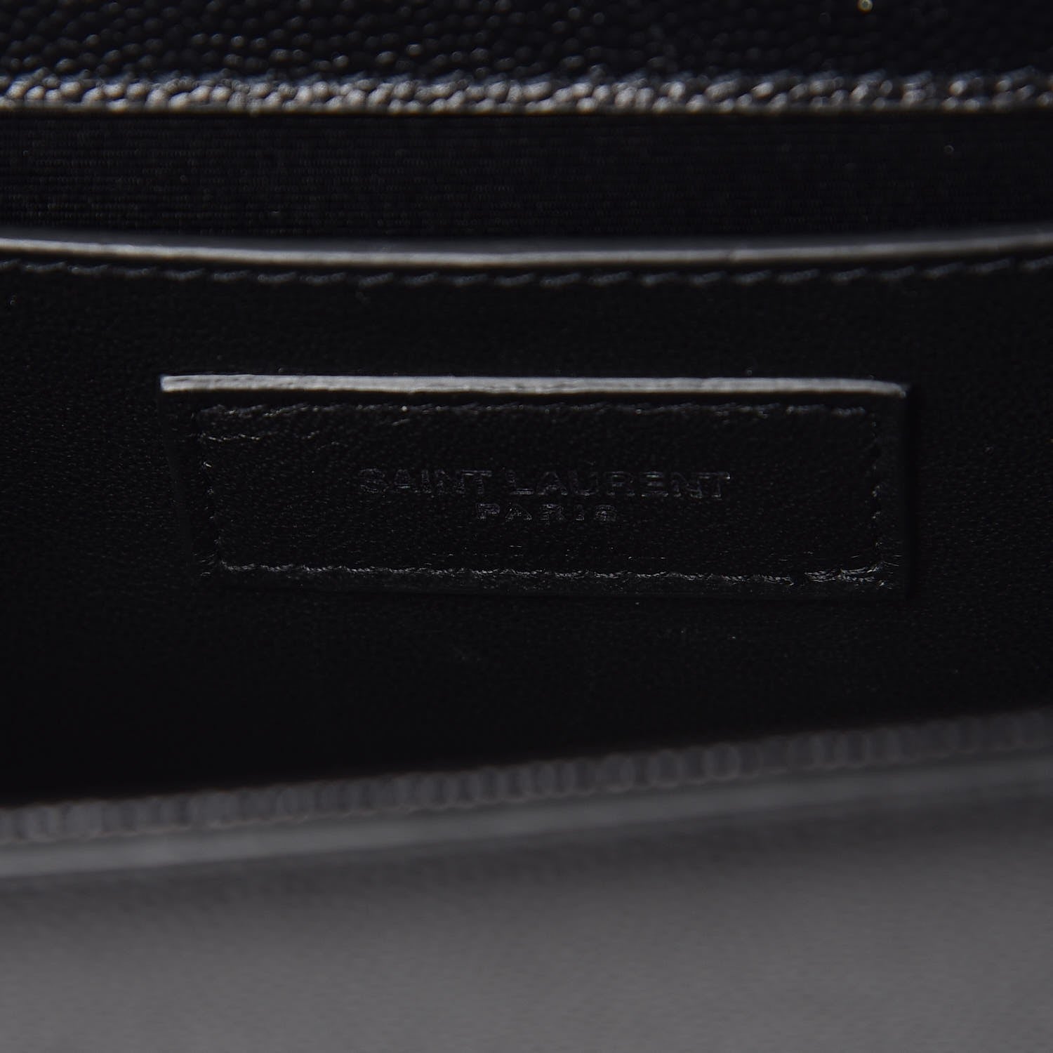 Saint Laurent Grain De Poudre Small Monogram Kate Satchel Black 6 of 8