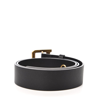 Christian Dior Calfskin Diorquake Belt 85 Black 2 of 6