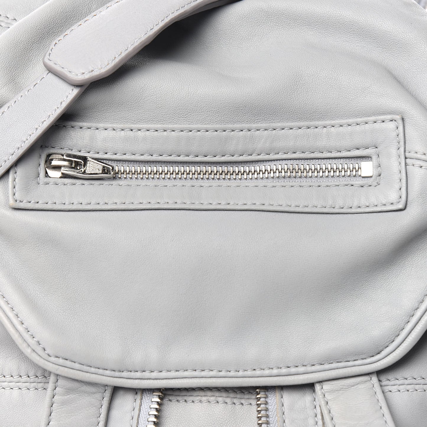 Lambskin Mini Marti Backpack Washed Powder Rhodium Hardware