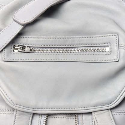 Alexander Wang Lambskin Mini Marti Backpack Washed Powder Rhodium Hardware 8 of 8