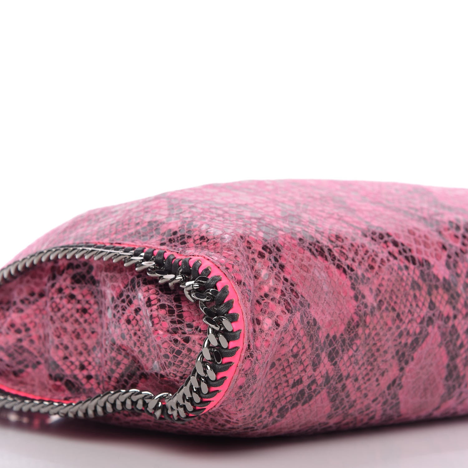 Stella McCartney Eco Python Small Falabella Tote Hot Pink 6 of 9