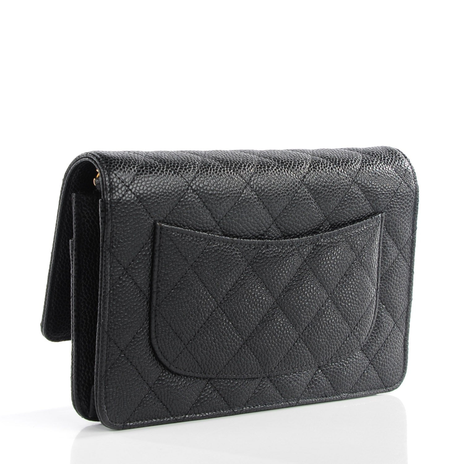 Chanel Caviar Quilted Wallet On Chain WOC Black 3 of 9