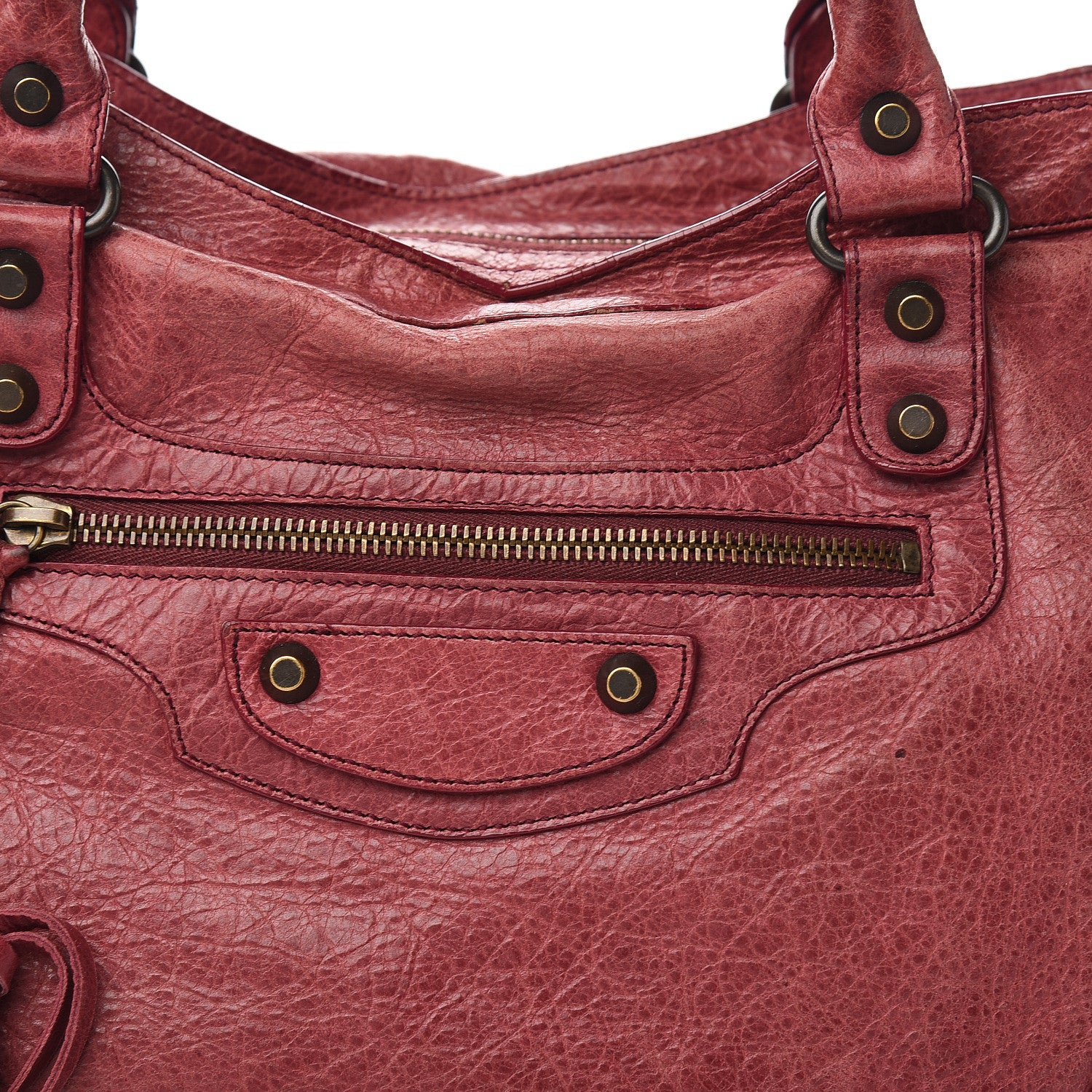 Balenciaga Agneau Classic Hardware City Cassis 11 of 11