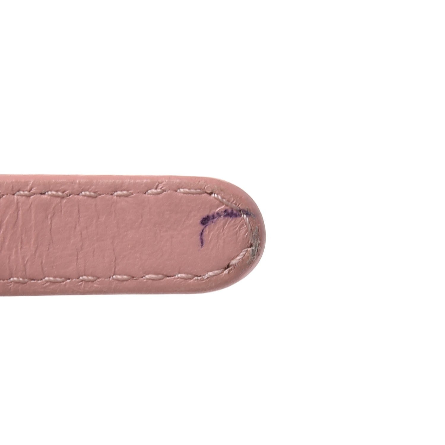 Chanel Aged Calfskin Quilted Small Reissue Cosmetic Case Light Pink 8 of 8