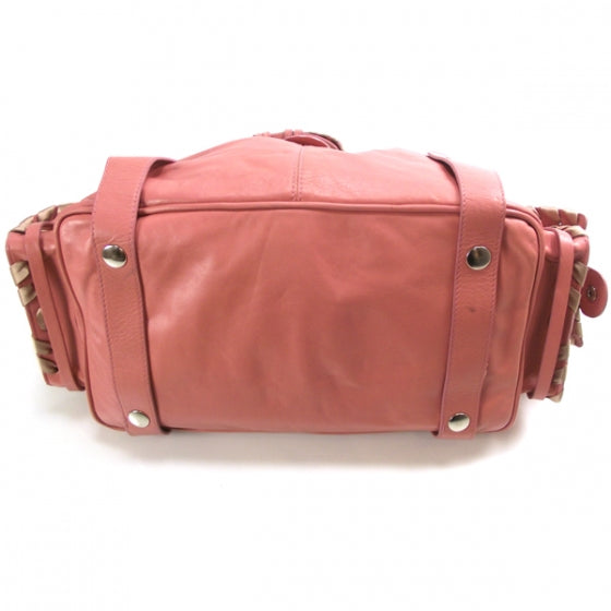 Calfskin Silverado Shoulder Bag Rose