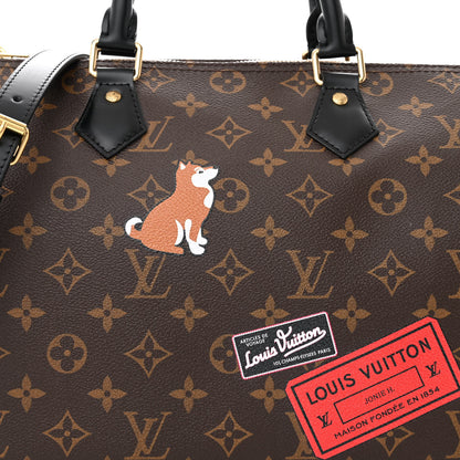 Louis Vuitton Monogram My World Tour Speedy Bandouliere 30 Black 7 of 10