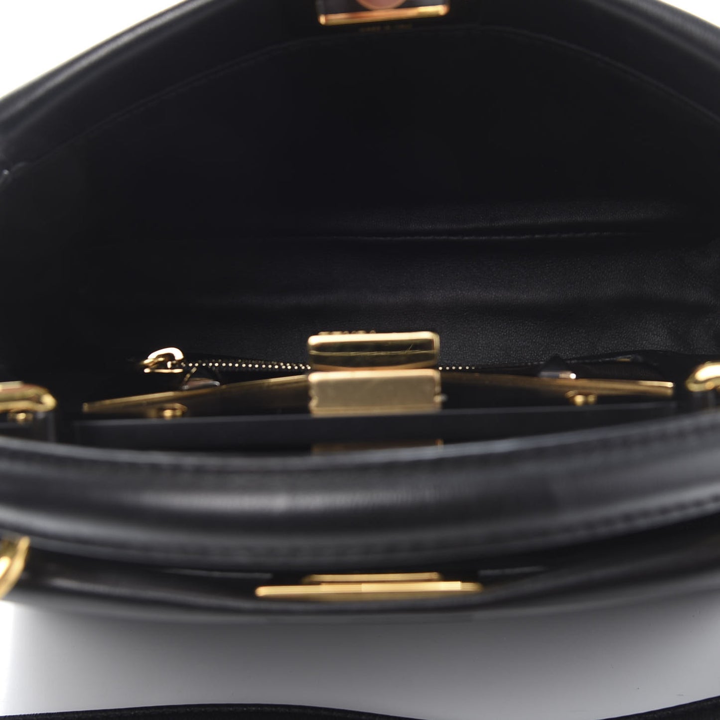 Nappa Mini Peekaboo Iconic Satchel Black