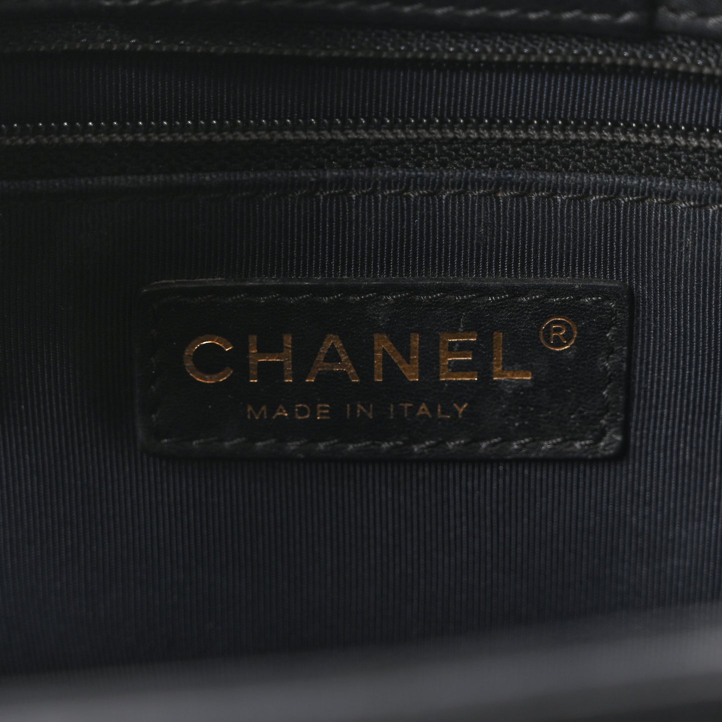 Calfskin Cerf Executive Shopper Tote Black